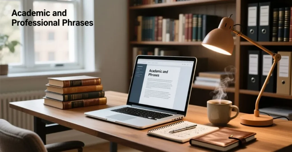 Academic and Professional Phrases