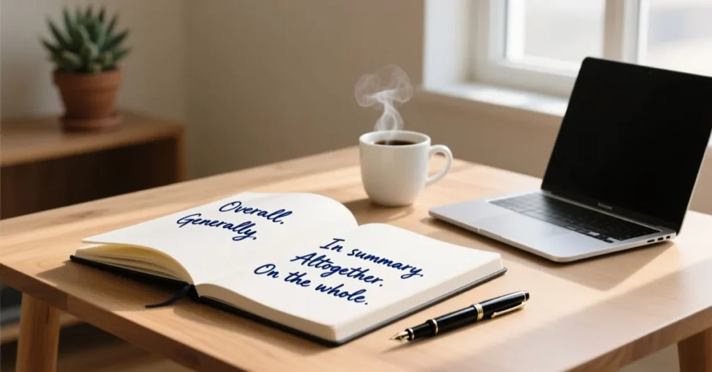 General Synonyms for Overall