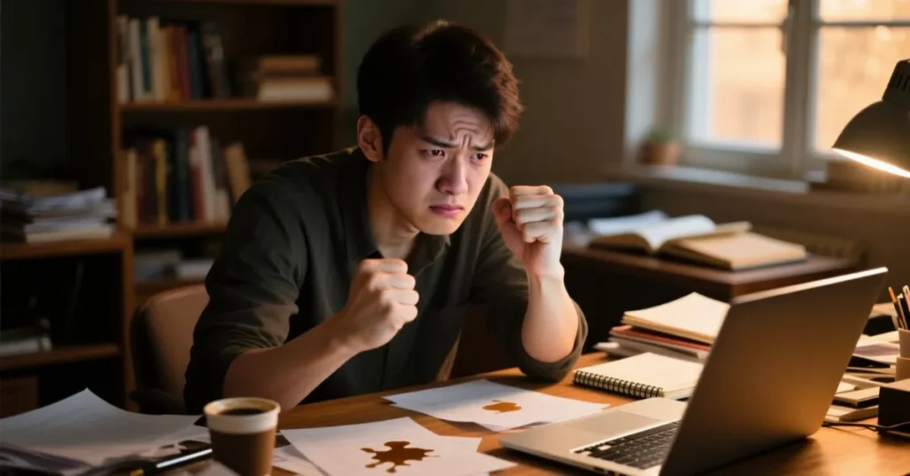 Showing Anger or Frustration