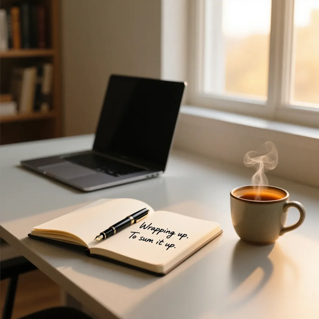 Simple Ways to End Your Thoughts