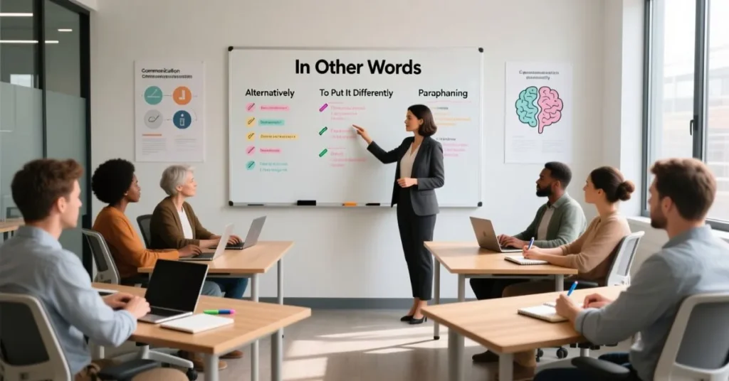 Ways to Say In Other Words in Teaching or Training