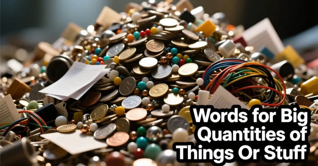 Words for Big Quantities of Things or Stuff