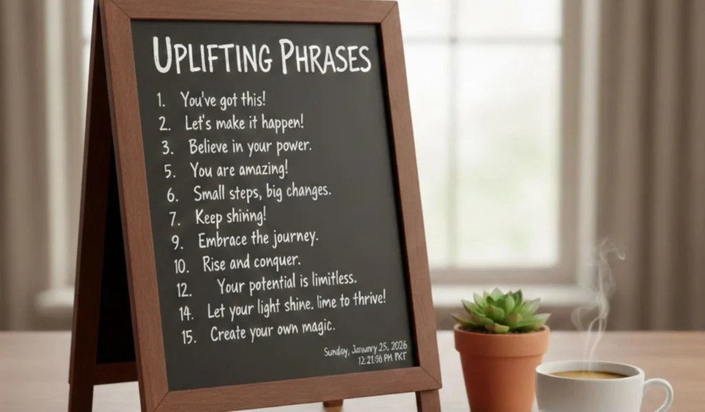 Encouraging and Motivational Alternatives