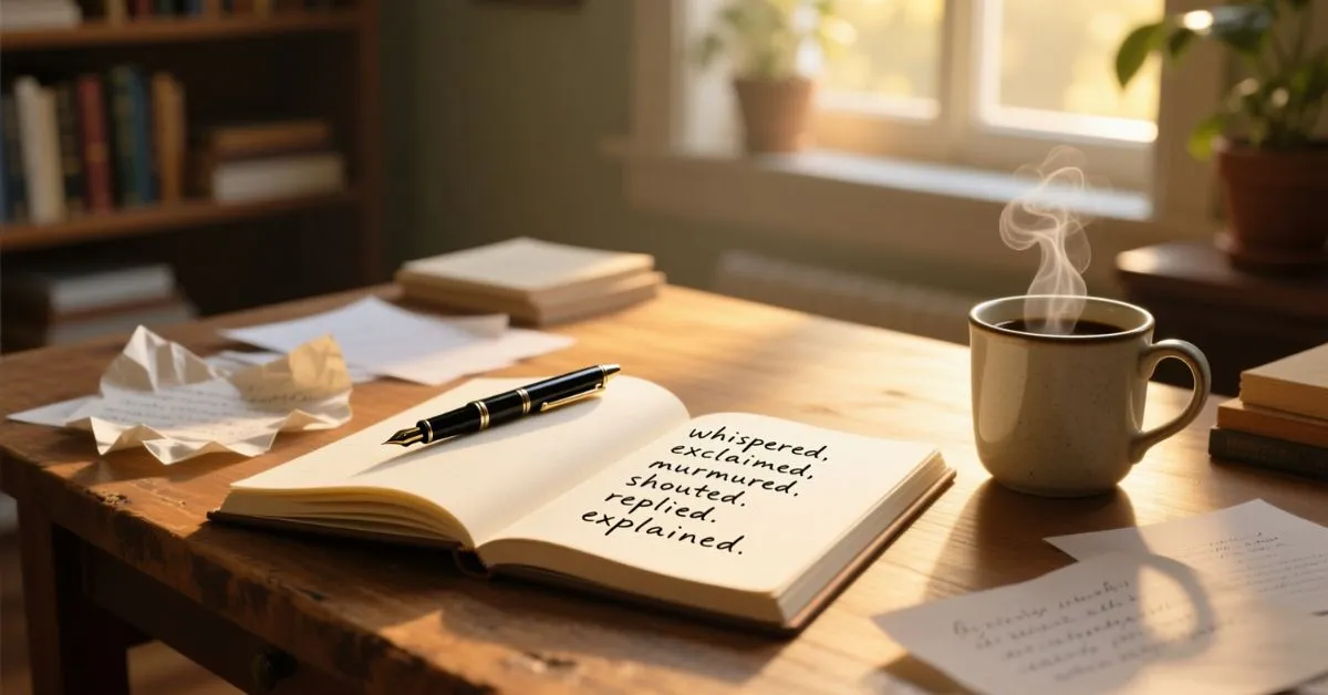 Other ways to say said