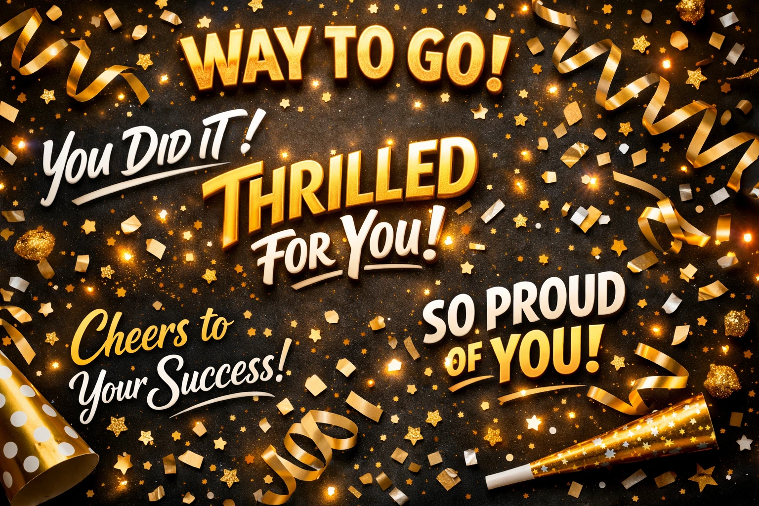 Other Ways to Say Congratulations