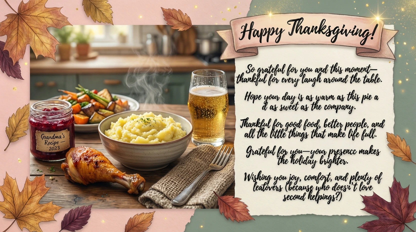 Other Ways to Say Happy Thanks giving