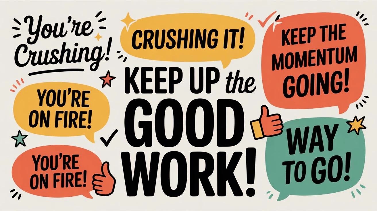 Other Ways to Say Keep Up the Good Work