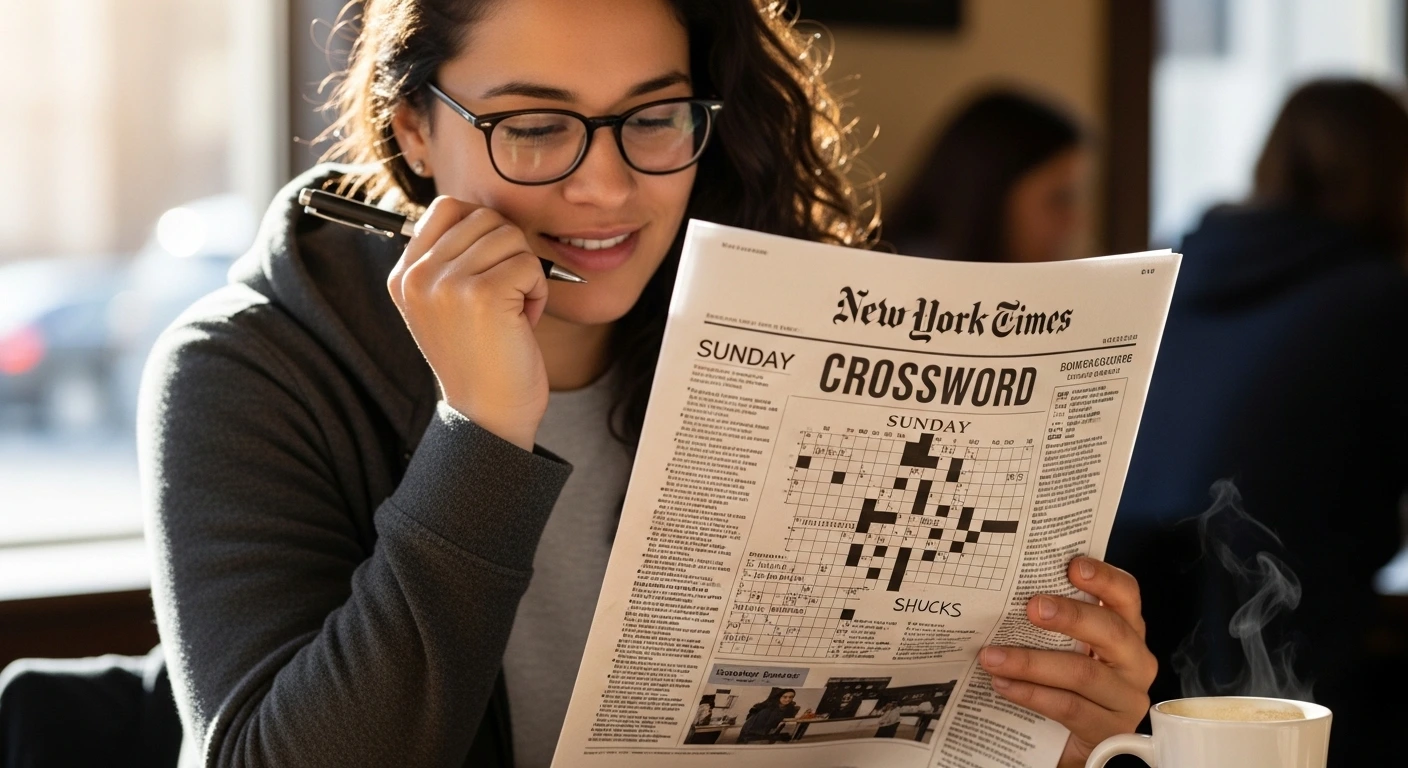 Modest Reply to a Compliment NYT Crossword